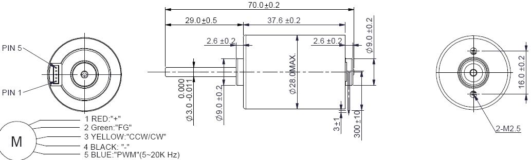 bl2838 dimension