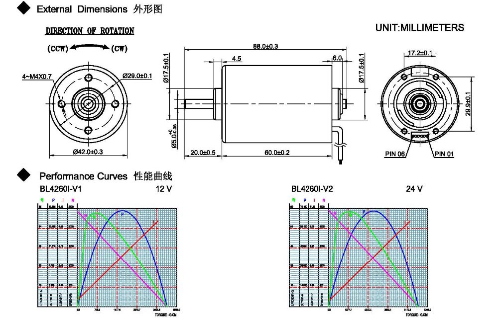 bl4260i dimensions