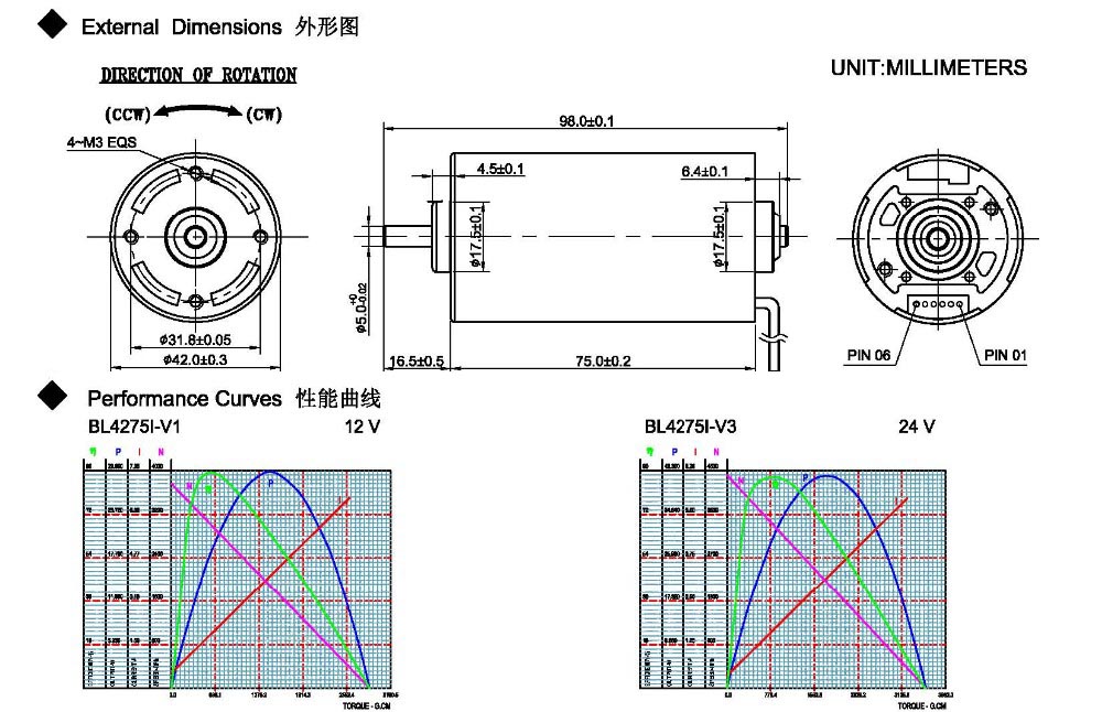 bl4275i dimensions